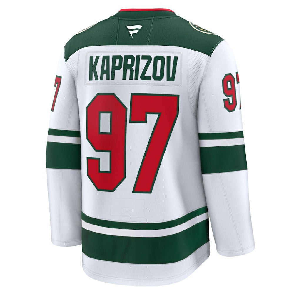 Kirill Kaprizov Minnesota Wild Fanatics Away Premium Jersey - White | US 200899092