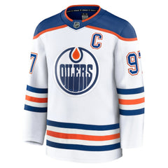 Connor McDavid Edmonton Oilers Fanatics Away Premium Jersey - White | US 200899105