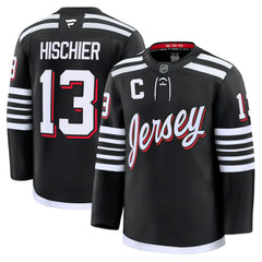 Nico Hischier New Jersey Devils Fanatics Alternate Premium Jersey - Black | US 200899118