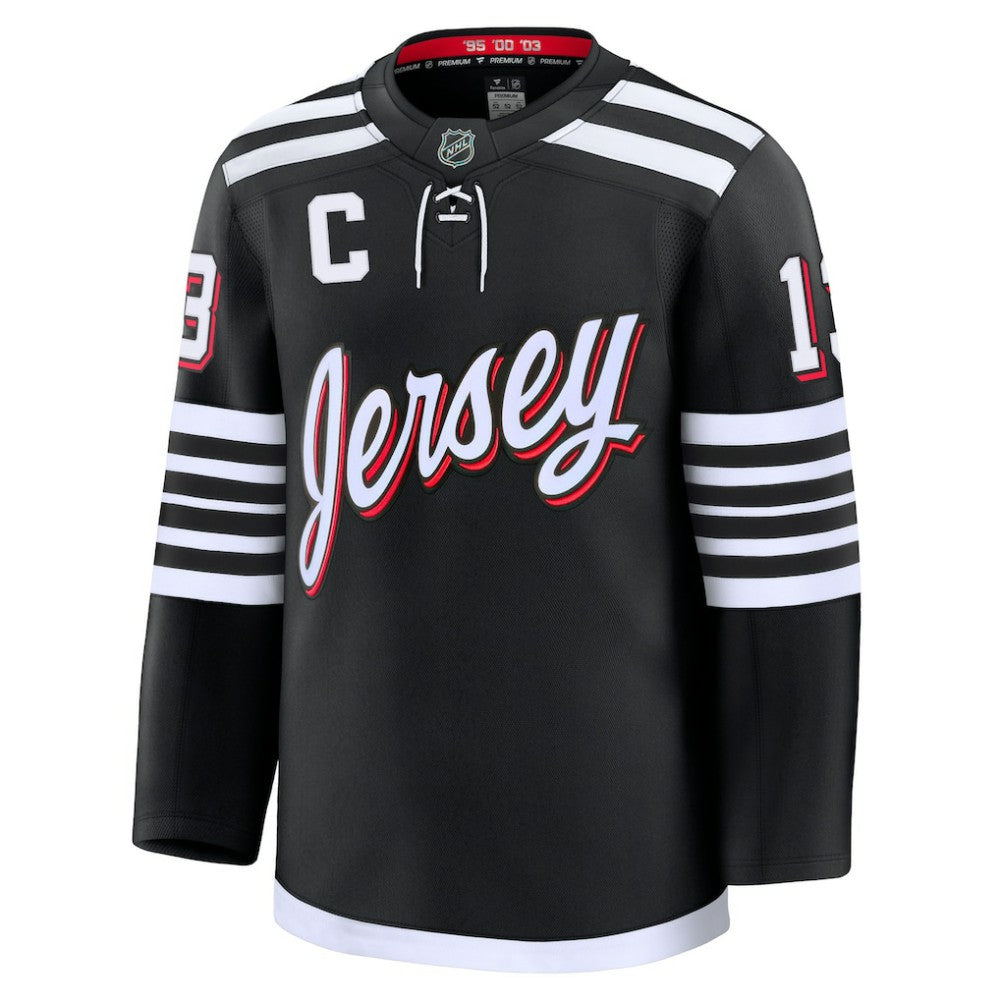Nico Hischier New Jersey Devils Fanatics Alternate Premium Jersey - Black | US 200899118