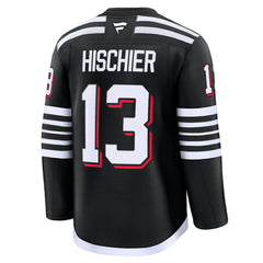 Nico Hischier New Jersey Devils Fanatics Alternate Premium Jersey - Black | US 200899118