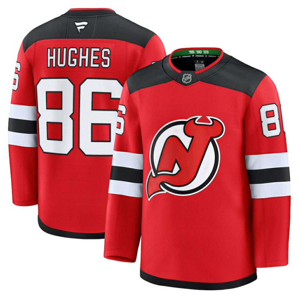 Jack Hughes New Jersey Devils Fanatics Home Premium Jersey - Red | US 200899121