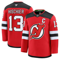 Nico Hischier New Jersey Devils Fanatics Home Premium Jersey - Red | US 200899129