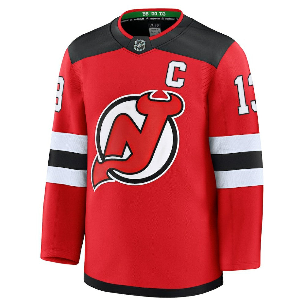 Nico Hischier New Jersey Devils Fanatics Home Premium Jersey - Red | US 200899129