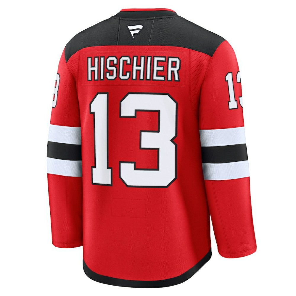 Nico Hischier New Jersey Devils Fanatics Home Premium Jersey - Red | US 200899129