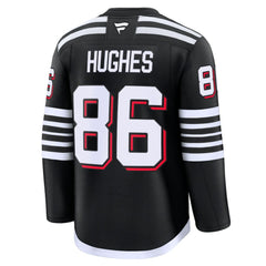 Jack Hughes New Jersey Devils Fanatics Alternate Premium Jersey - Black | US 200899130