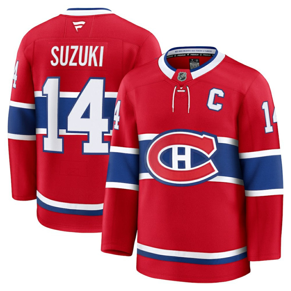 Nick Suzuki Montreal Canadiens Fanatics Home Premium Jersey - Red | US 200899131