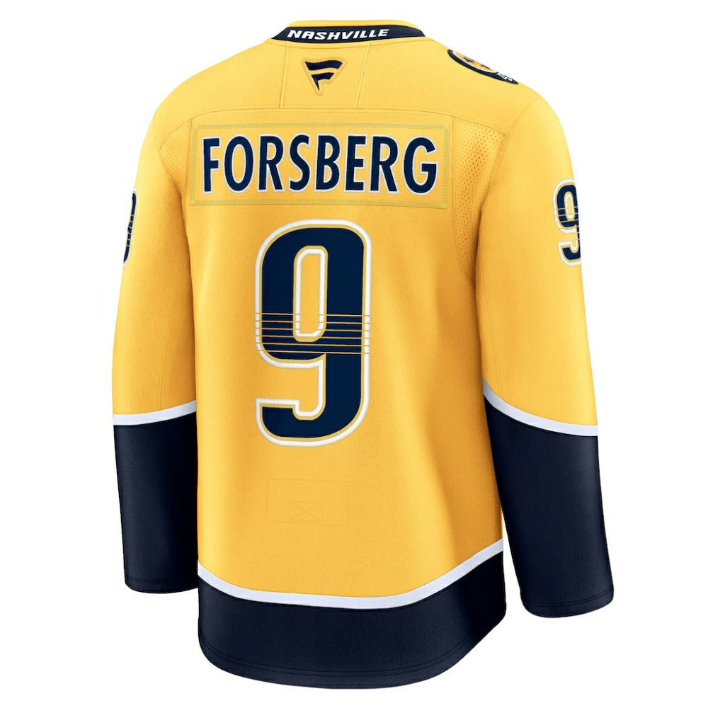 Filip Forsberg Nashville Predators Fanatics Home Premium Jersey - Gold | US 200899139