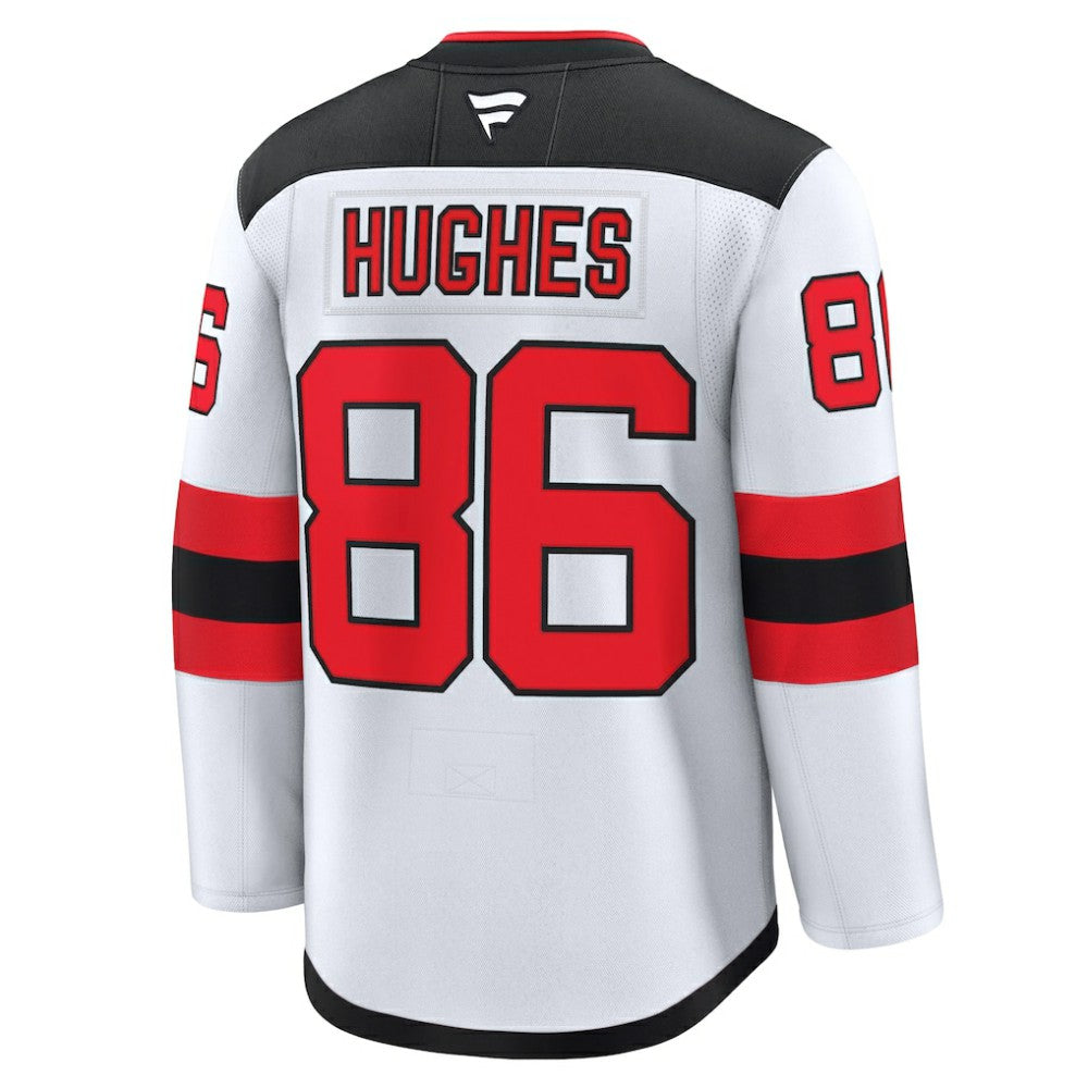 Jack Hughes New Jersey Devils Fanatics Away Premium Jersey - White | US 200899142