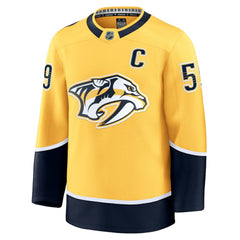 Roman Josi Nashville Predators Fanatics Home Premium Jersey - Yellow | US 200899143