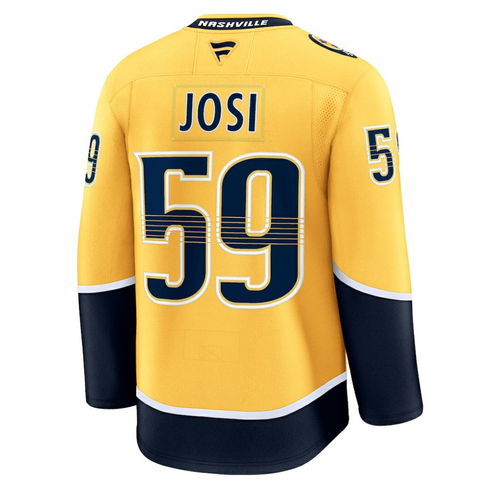 Roman Josi Nashville Predators Fanatics Home Premium Jersey - Yellow | US 200899143