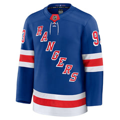 Mika Zibanejad New York Rangers Fanatics Home Premium Jersey - Blue | US 200899172