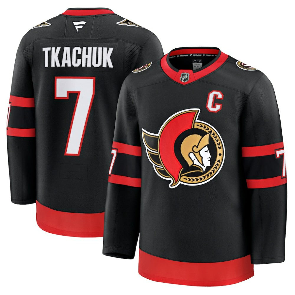 Brady Tkachuk Ottawa Senators Fanatics Home Premium Jersey - Black | US 200899177