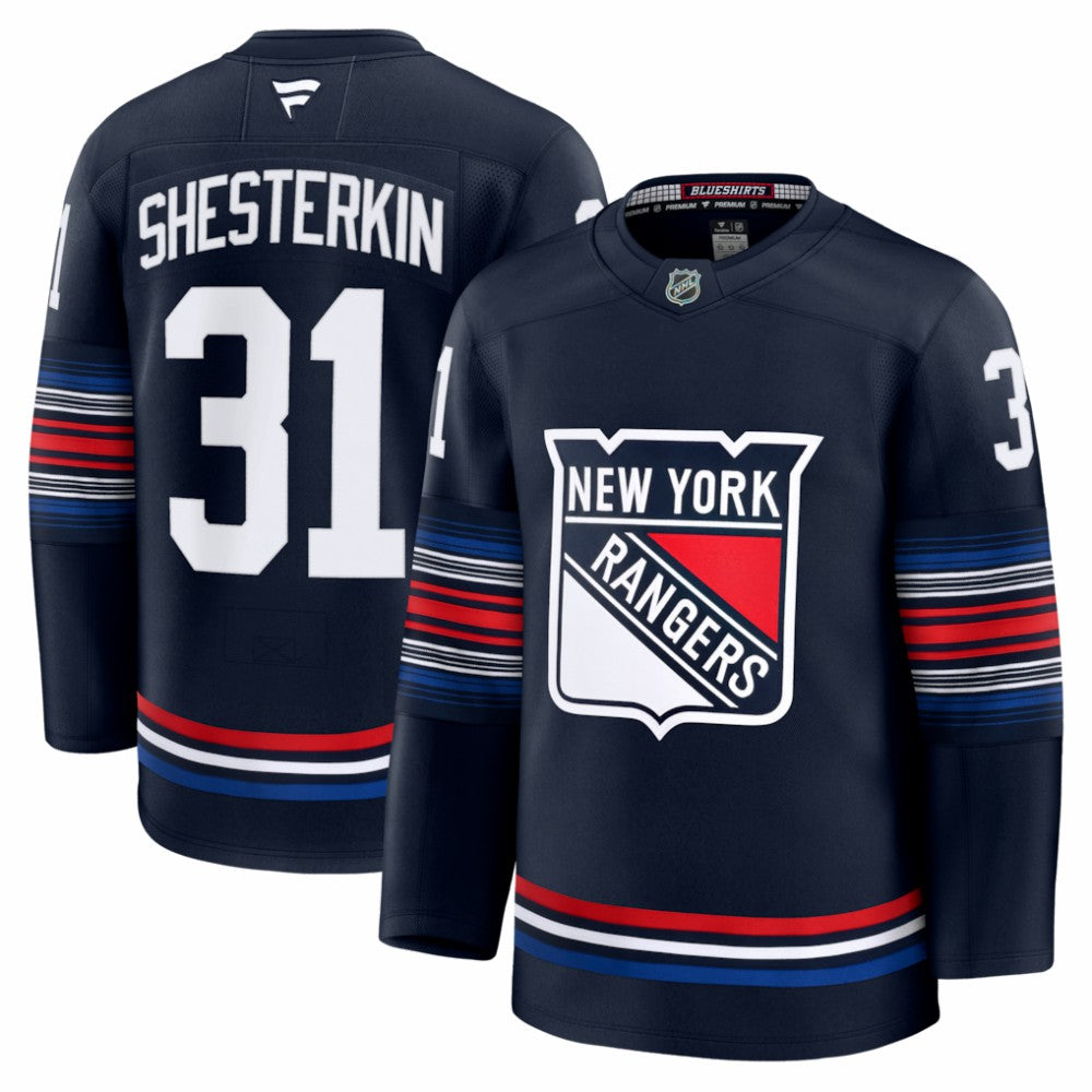 Igor Shesterkin New York Rangers Fanatics Alternate Premium Jersey - Navy | US 200899180