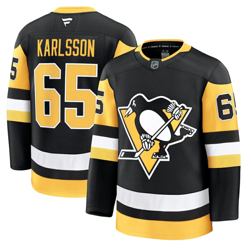 Erik Karlsson Pittsburgh Penguins Fanatics Home Premium Jersey - Black | US 200899185
