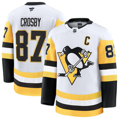 Sidney Crosby Pittsburgh Penguins Fanatics Away Premium Jersey - White | US 200899190