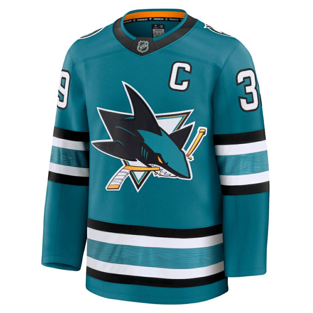 Logan Couture San Jose Sharks Fanatics Home Premium Jersey - Teal | US 200899196