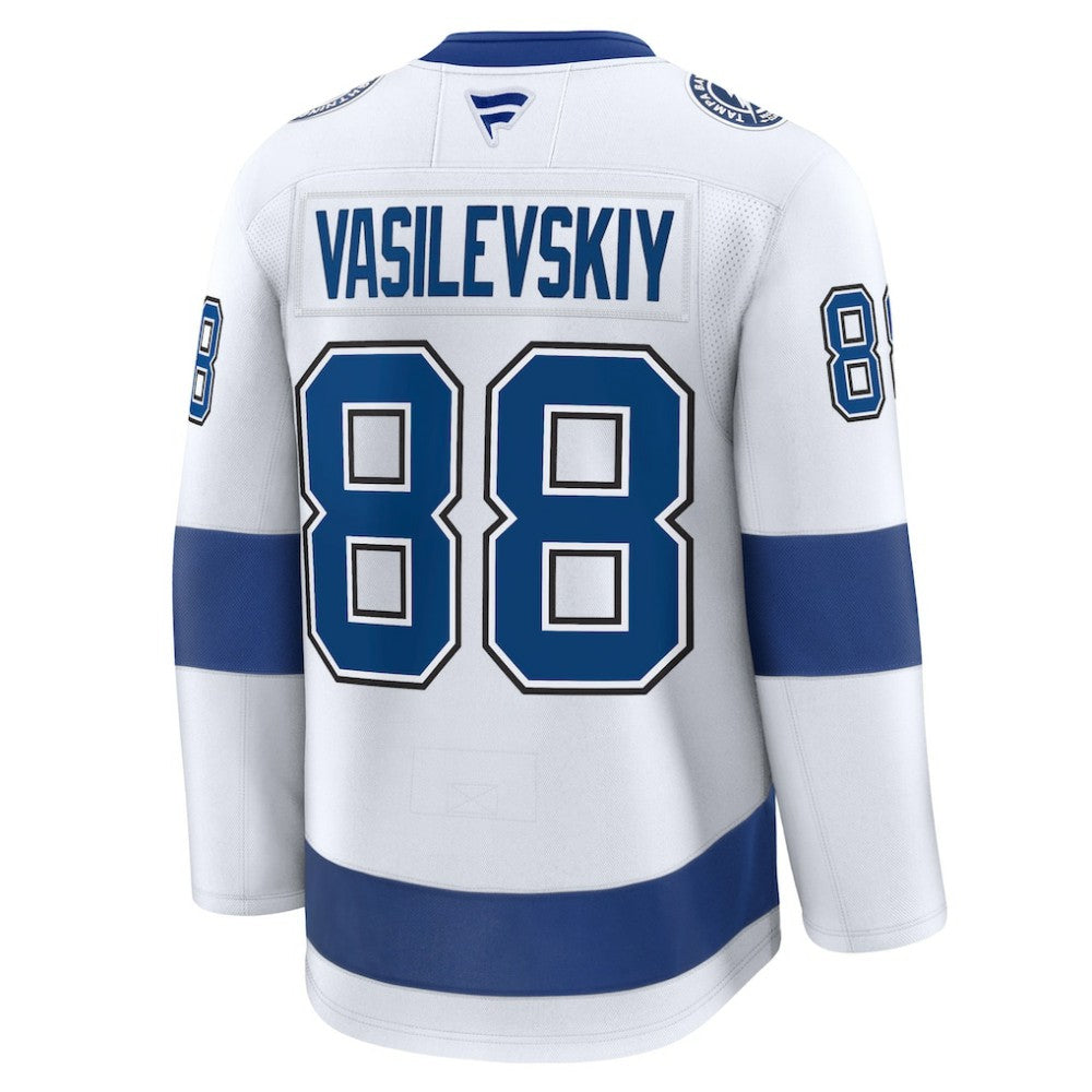 Andrei Vasilevskiy Tampa Bay Lightning Fanatics Away Premium Jersey - White | US 200899225