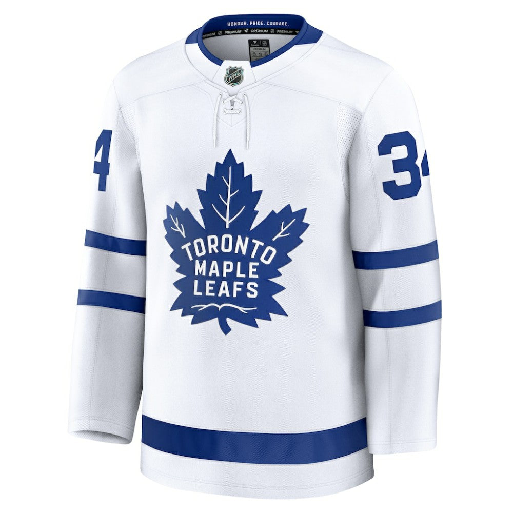 Auston Matthews Toronto Maple Leafs Fanatics Away Premium Jersey - White | US 200899233