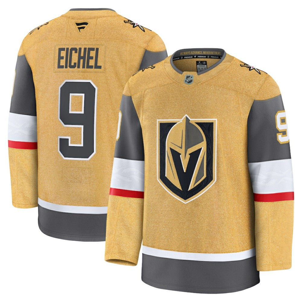 Jack Eichel Vegas Golden Knights Fanatics Home Premium Jersey - Gold | US 200899239