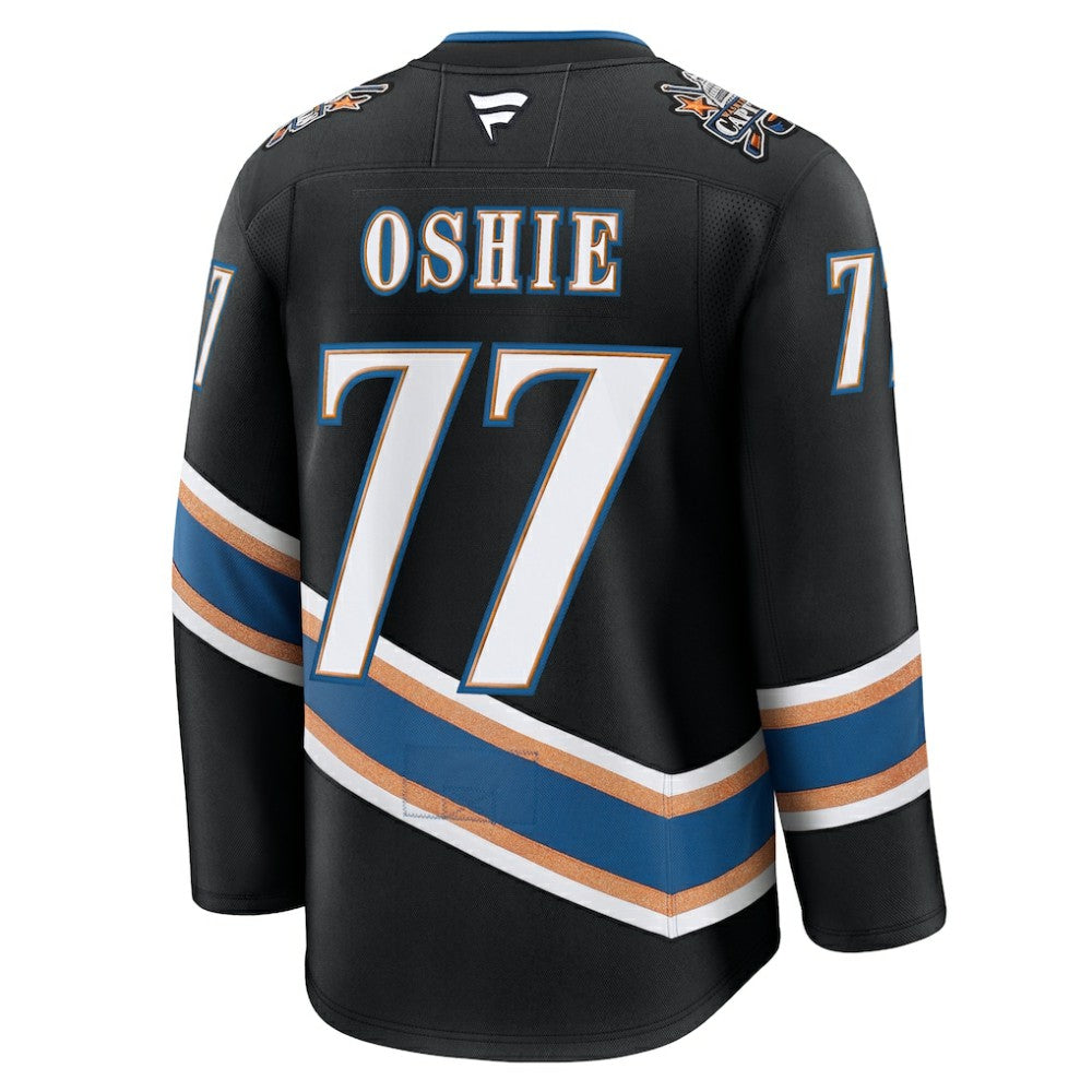 TJ Oshie Washington Capitals Fanatics Alternate 50th Anniversary Premium Jersey - Black | US 200899275