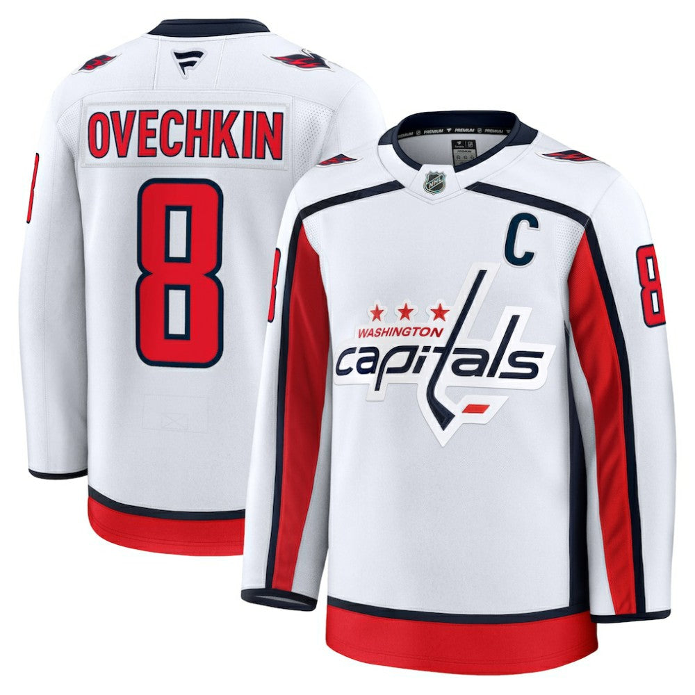 Alexander Ovechkin Washington Capitals Fanatics Away Premium Jersey - White | US 200899287