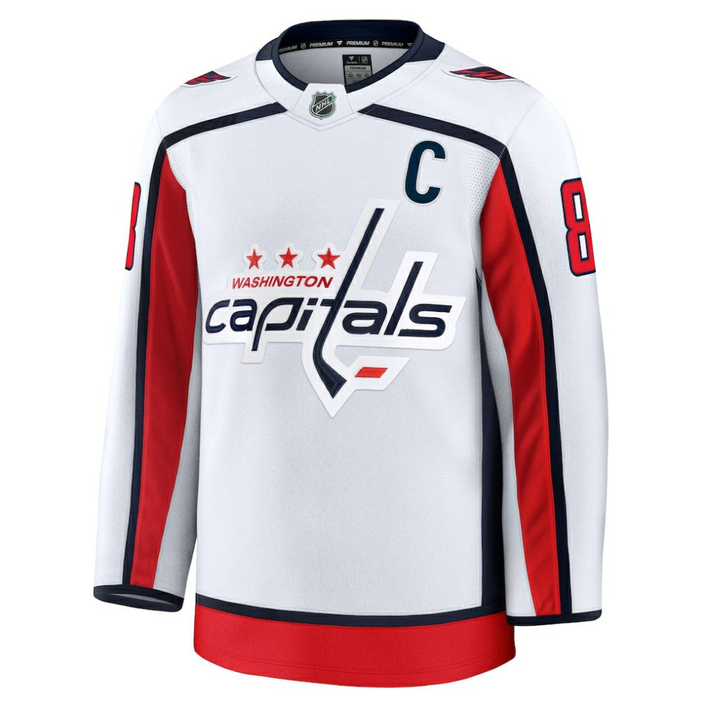 Alexander Ovechkin Washington Capitals Fanatics Away Premium Jersey - White | US 200899287