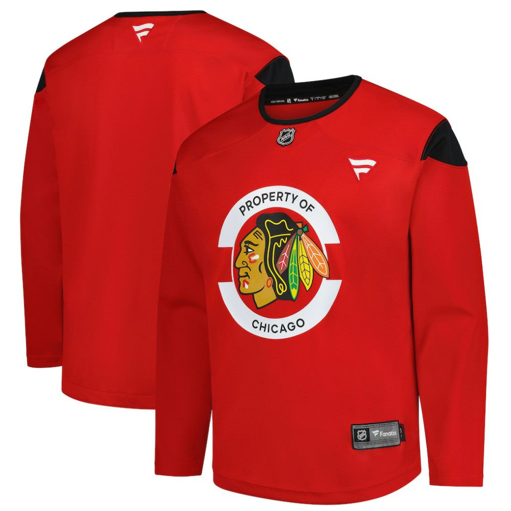 Chicago Blackhawks Fanatics Practice Jersey - Red | US 200899805