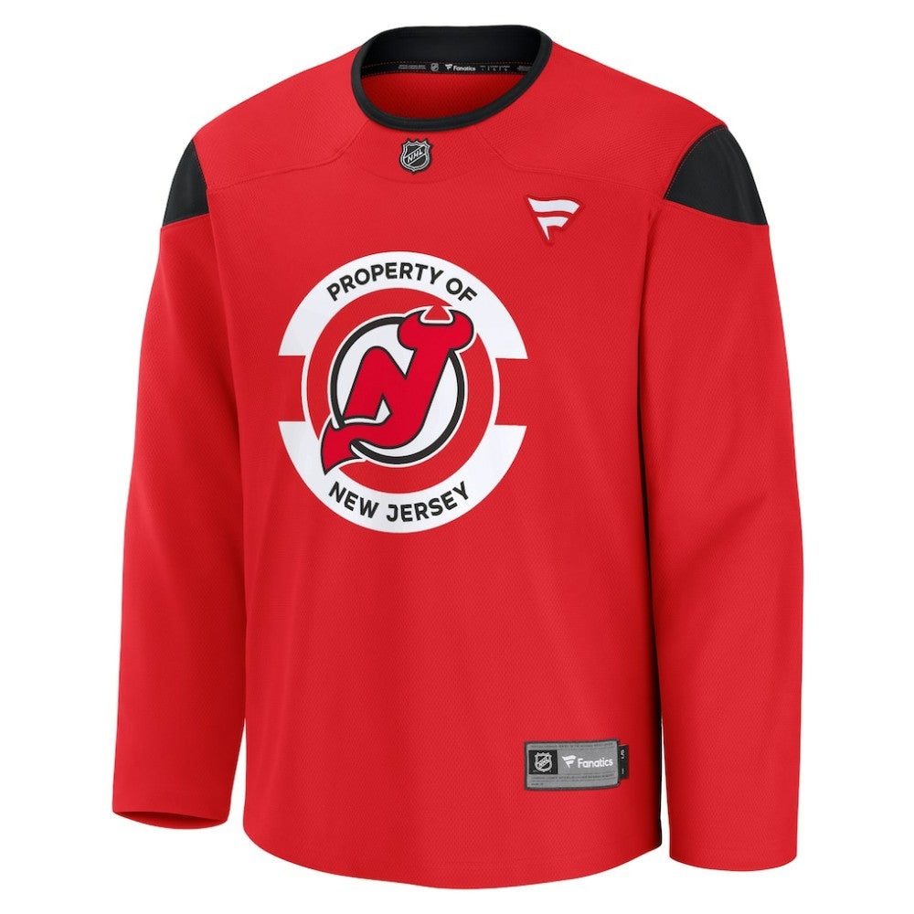 New Jersey Devils Fanatics Practice Jersey - Red | US 200899809