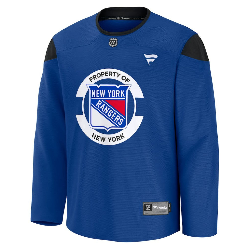 New York Rangers Fanatics Practice Jersey - Blue | US 200899811