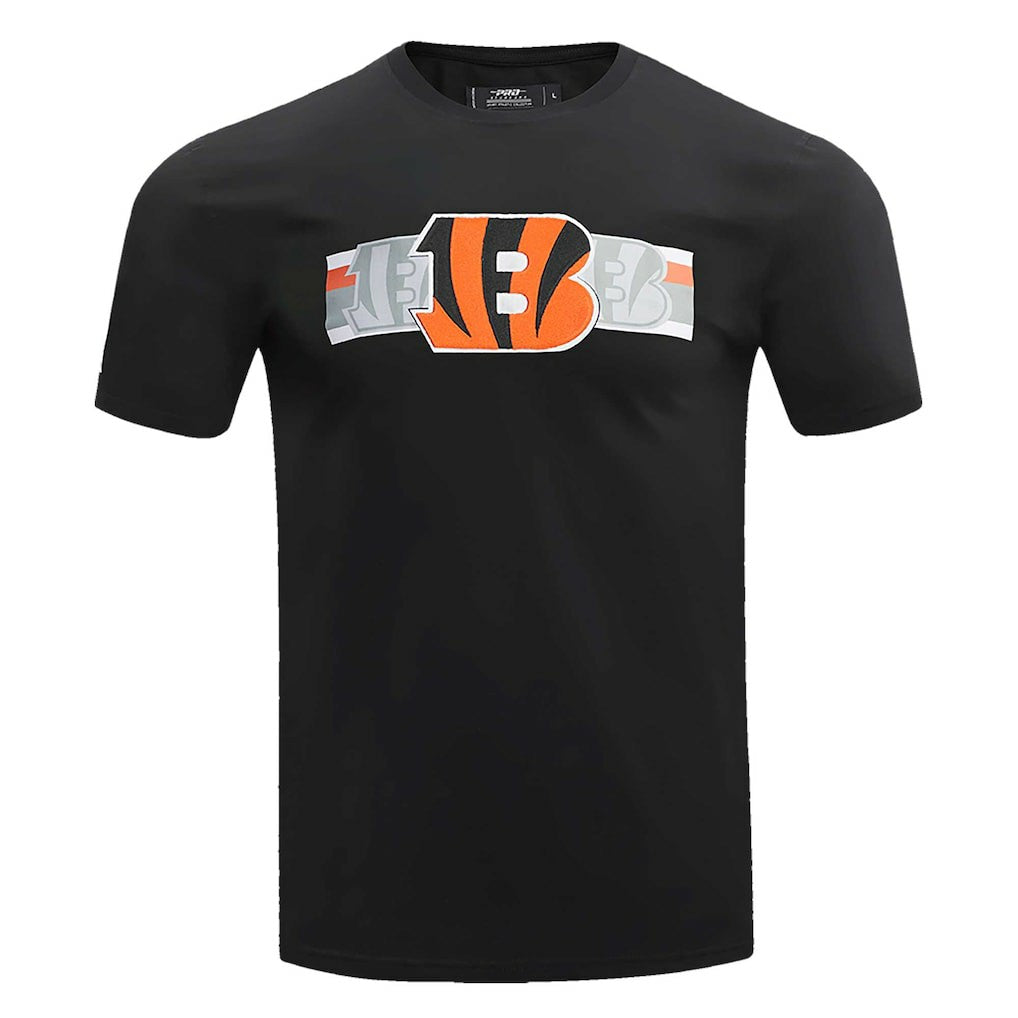 Cincinnati Bengals Pro Standard Retro Striper T-Shirt - Black T-shirts