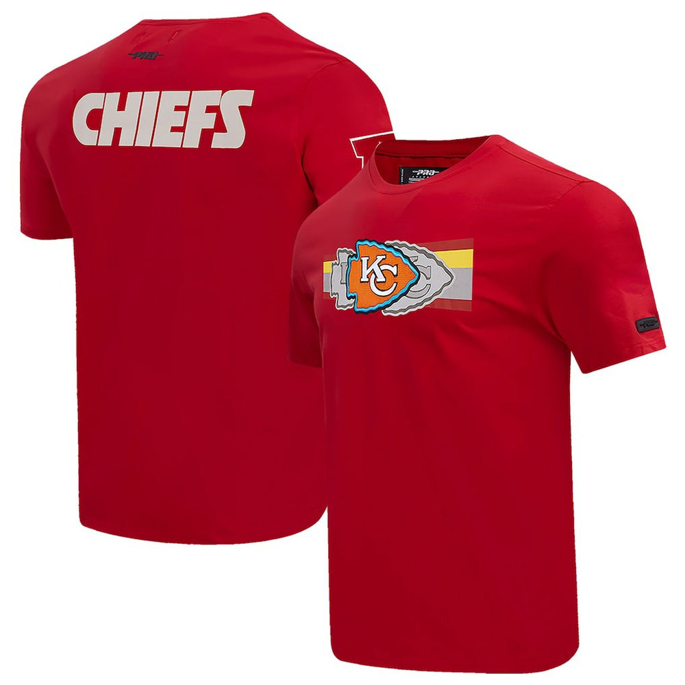 Kansas City Chiefs Pro Standard Retro Striper T-Shirt - Red T-shirts