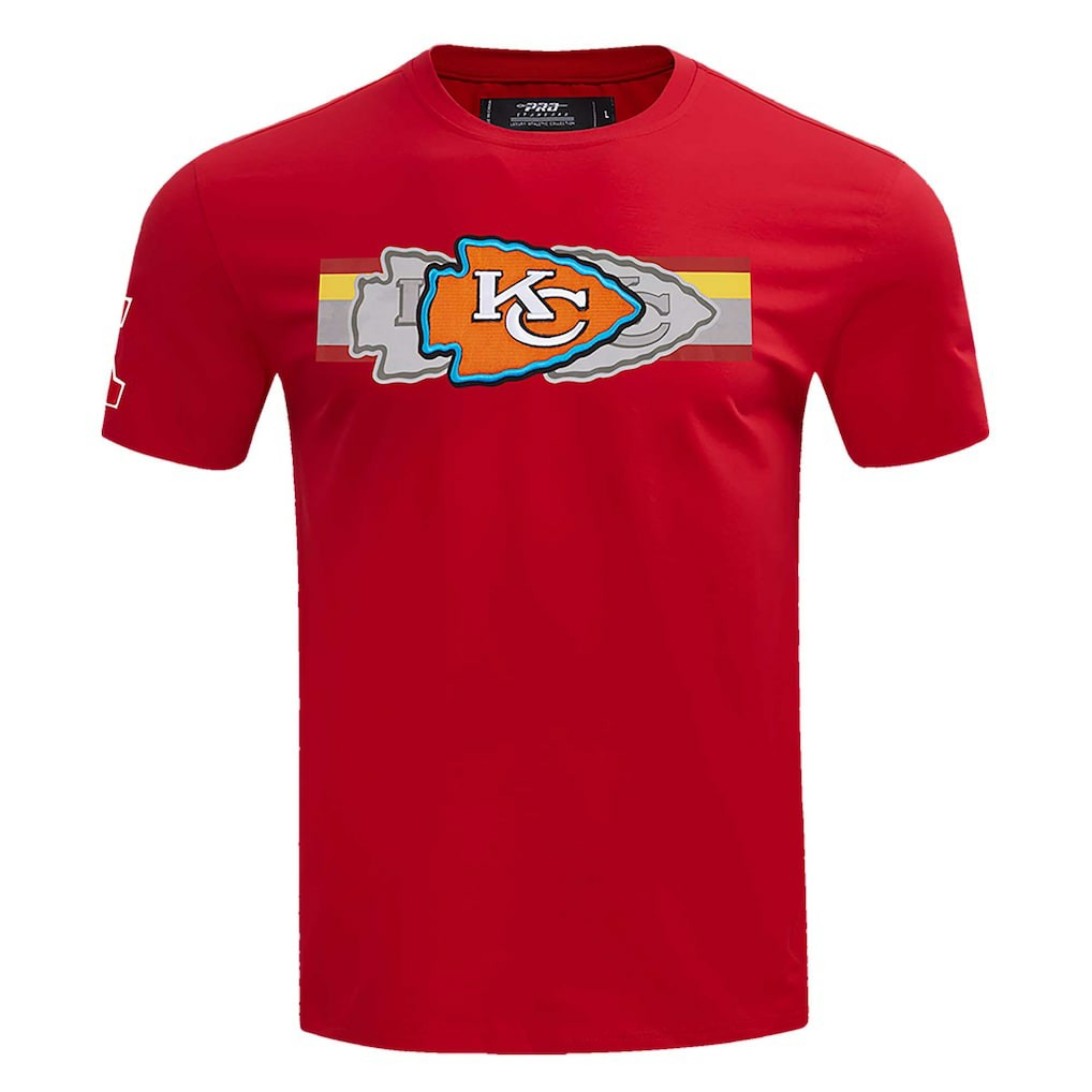 Kansas City Chiefs Pro Standard Retro Striper T-Shirt - Red T-shirts