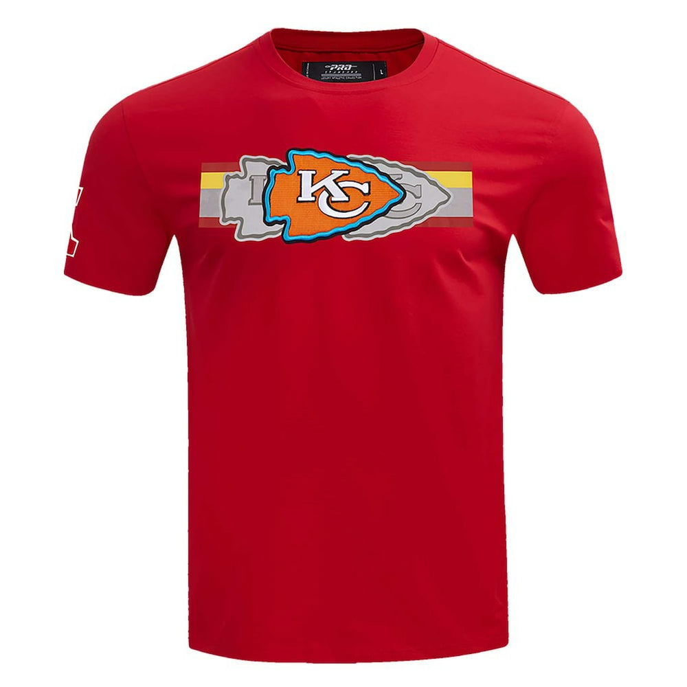 Kansas City Chiefs Pro Standard Retro Striper T-Shirt - Red T-shirts
