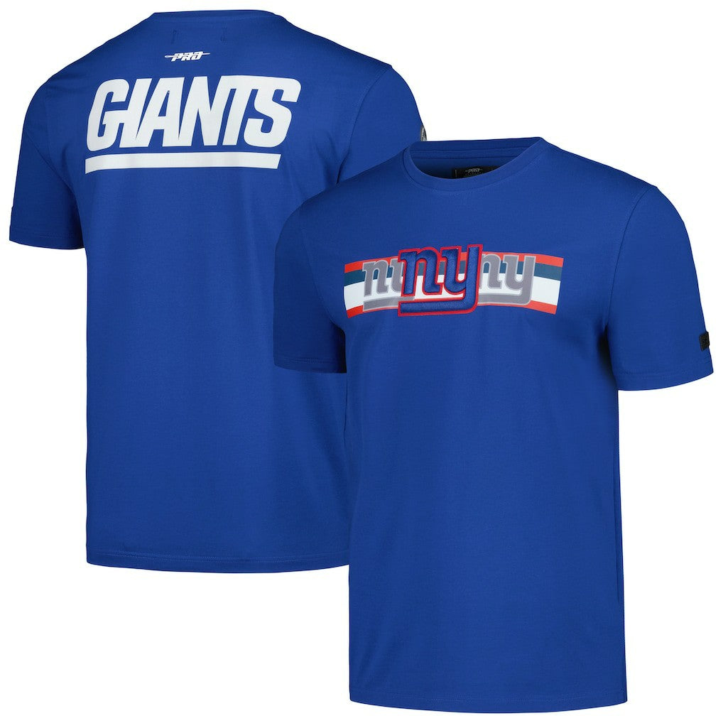 New York Giants Pro Standard Retro Striper T-Shirt - Royal T-shirts