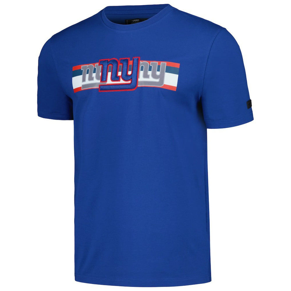 New York Giants Pro Standard Retro Striper T-Shirt - Royal T-shirts
