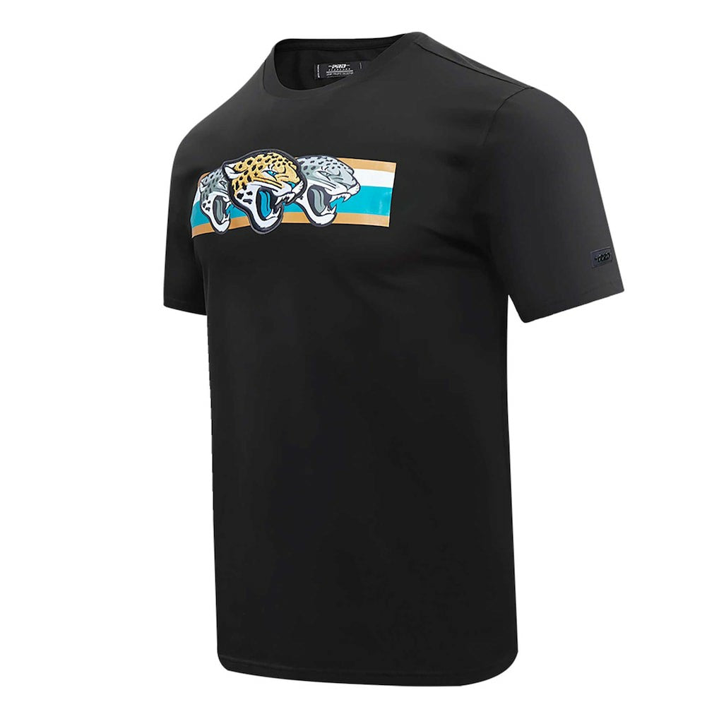 Jacksonville Jaguars Pro Standard Retro Striper T-Shirt - Black T-shirts
