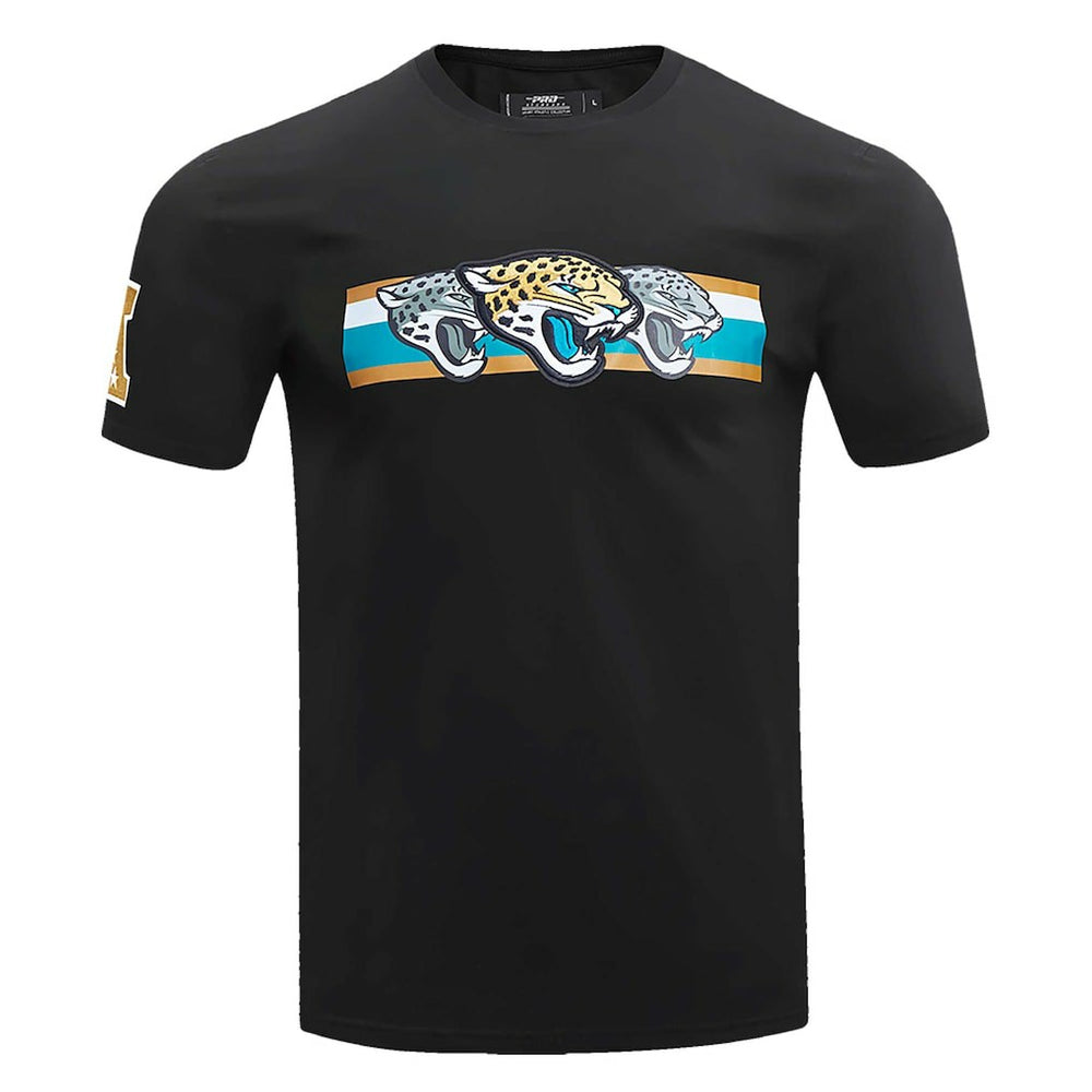 Jacksonville Jaguars Pro Standard Retro Striper T-Shirt - Black T-shirts