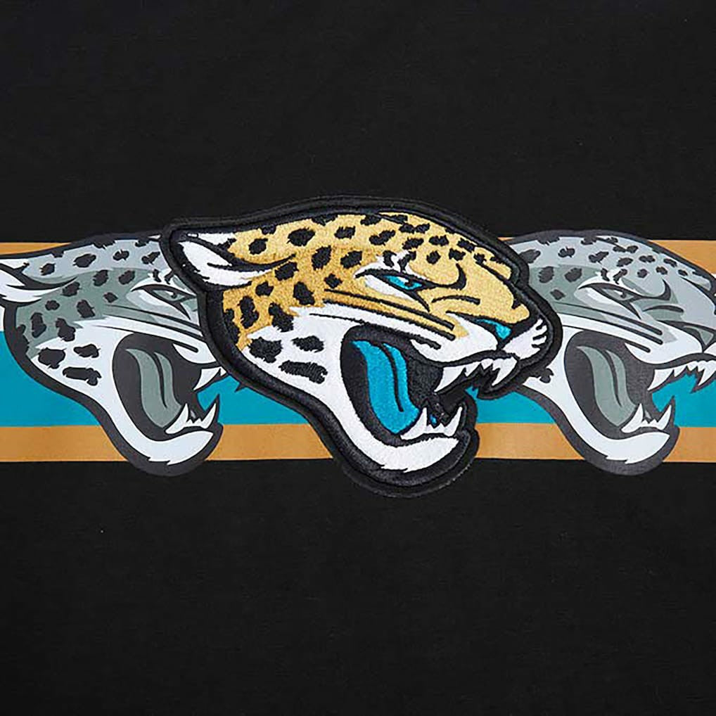 Jacksonville Jaguars Pro Standard Retro Striper T-Shirt - Black T-shirts