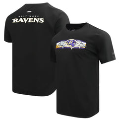Baltimore Ravens Pro Standard Retro Striper T-Shirt - Black T-shirts