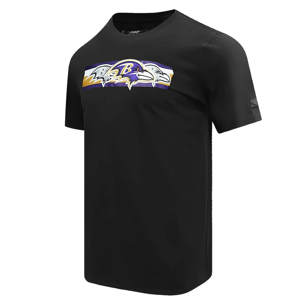 Baltimore Ravens Pro Standard Retro Striper T-Shirt - Black T-shirts