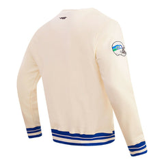Seattle Seahawks Pro Standard Retro Classics Fleece Pullover Sweatshirt - Cream Pullover