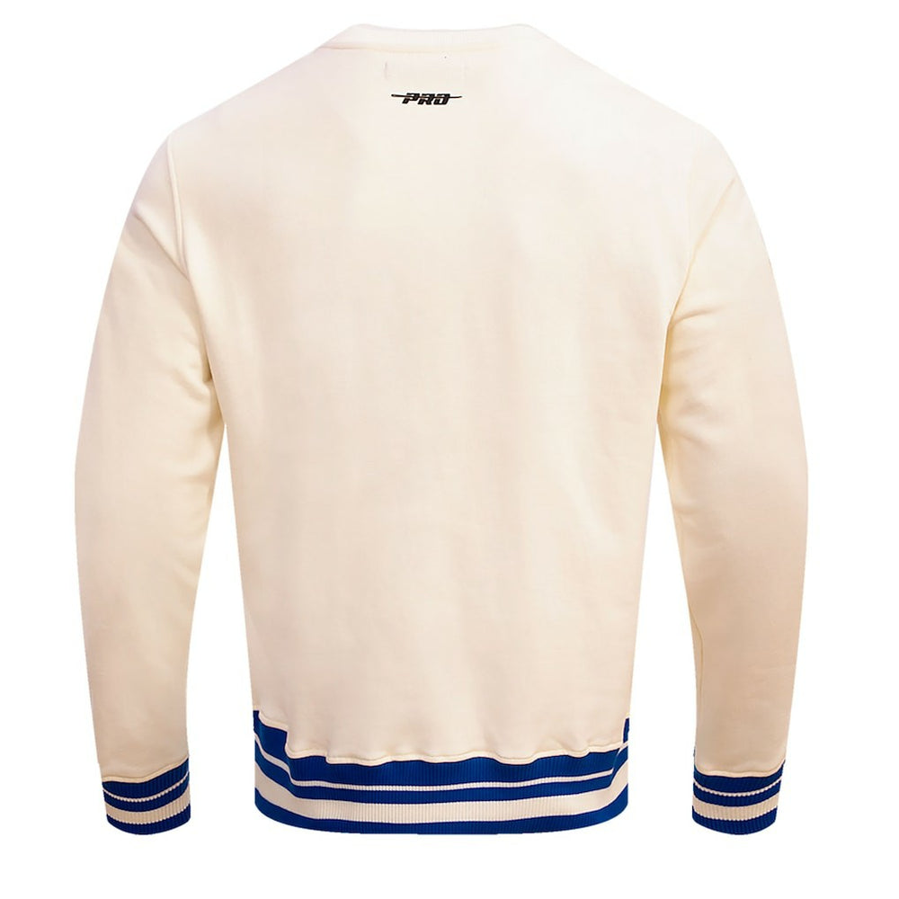 Seattle Seahawks Pro Standard Retro Classics Fleece Pullover Sweatshirt - Cream Pullover