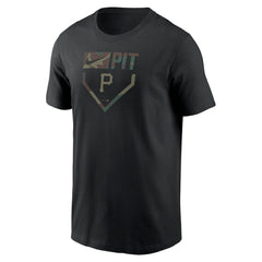 Pittsburgh Pirates Nike Camo T-Shirt - Black T-shirts