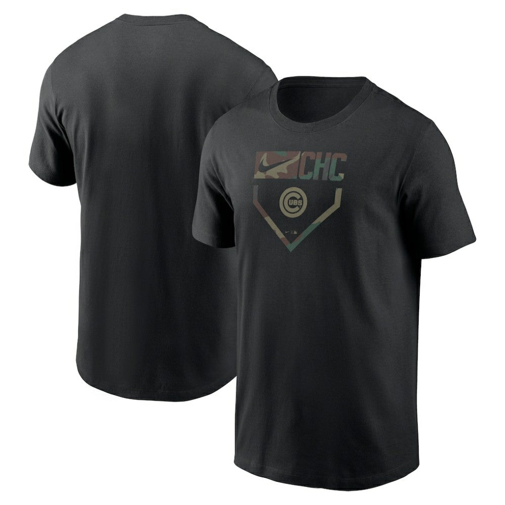 Chicago Cubs Nike Camo T-Shirt - Black T-shirts