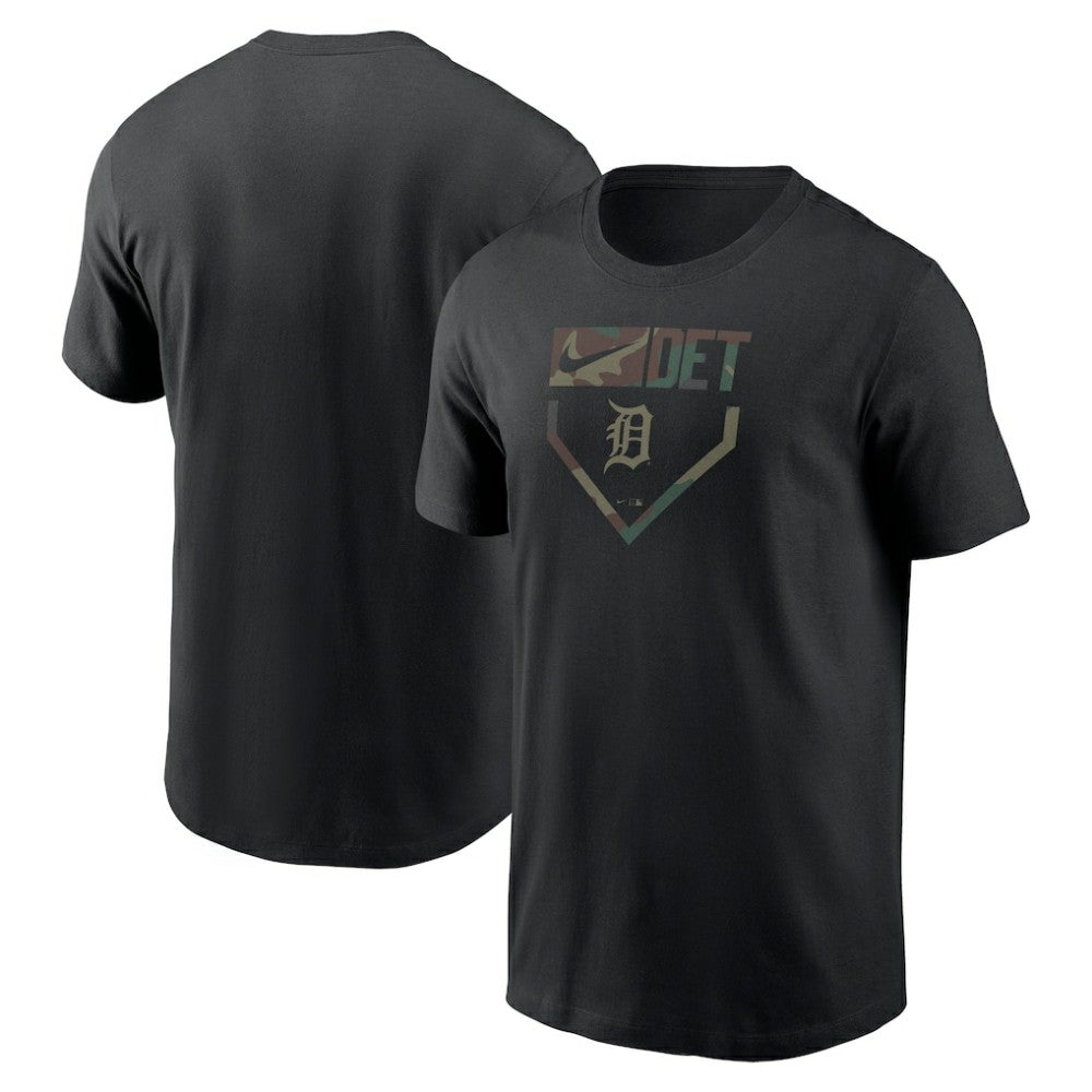 Detroit Tigers Nike Camo T-Shirt - Black T-shirts