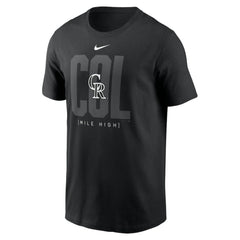 Colorado Rockies Nike Fashion Local T-Shirt - Black T-shirts