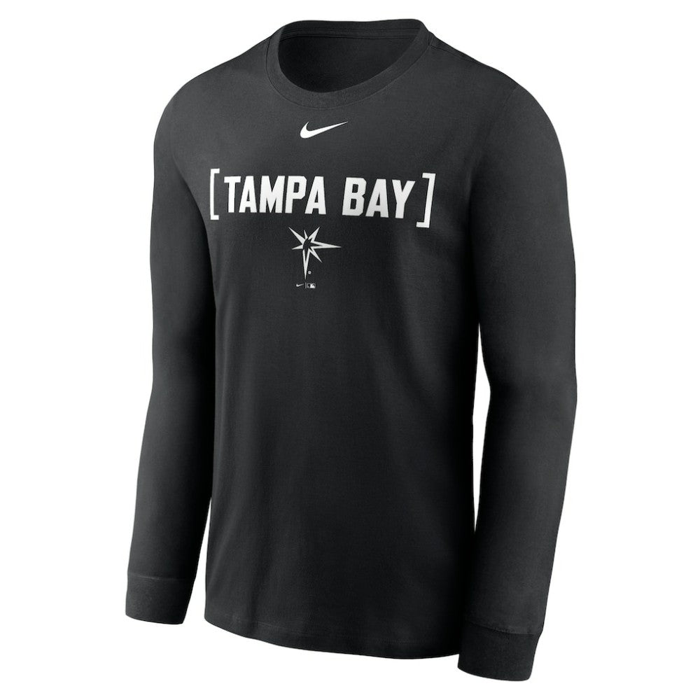 Tampa Bay Rays Nike Local Nickname Long Sleeve T-Shirt - Black T-shirts