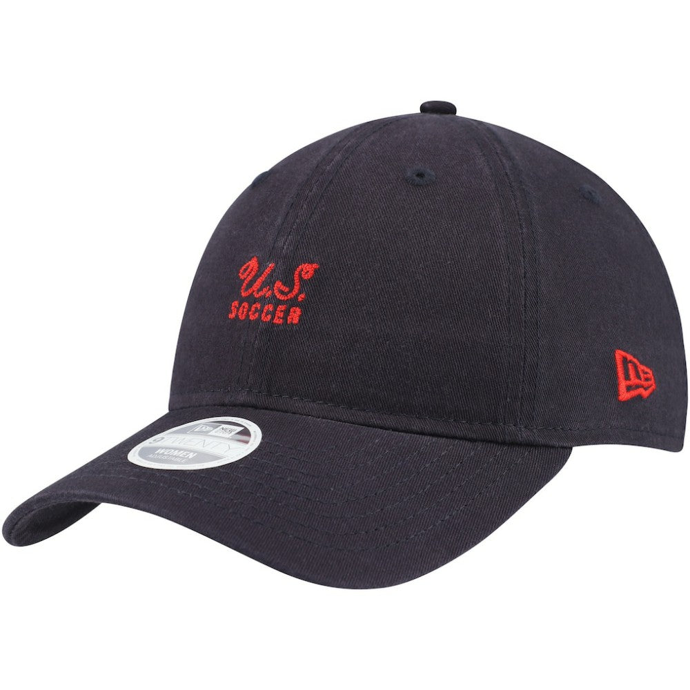 USWNT New Era Women's Throwback 9TWENTY Adjustable Hat Navy - New Era on sale