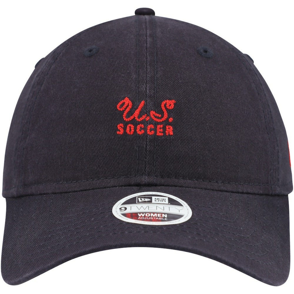 USWNT New Era Women's Throwback 9TWENTY Adjustable Hat Navy - New Era on sale